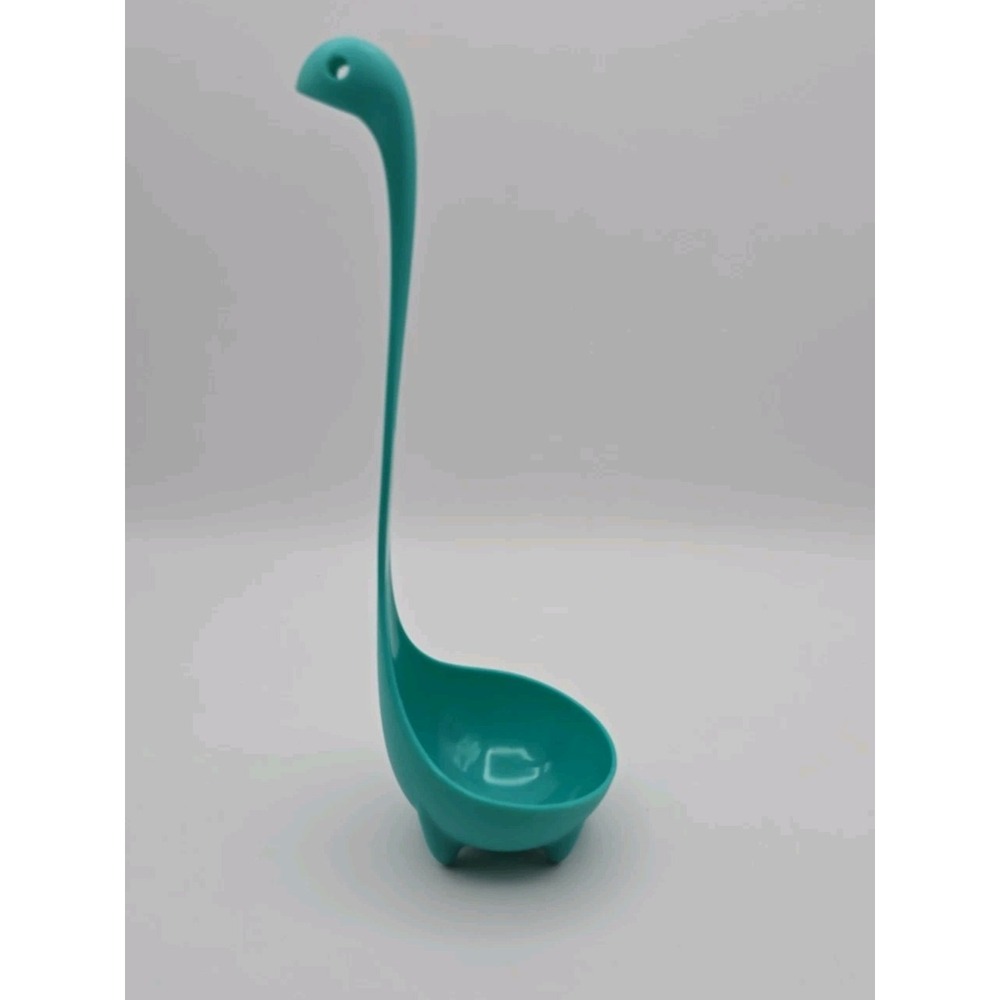 Nessie Stand Alone Soup Ladle Teal Ototo Loch Ness Monster Kitchen Spoon Ladle